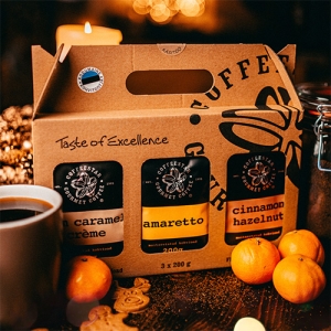3 ВКУСА - Подарочный комплект кофе -1