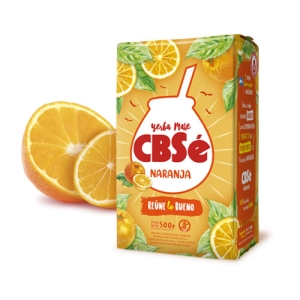 MATE CBSe NARANJA - мате со вкусом апельсина, 500г